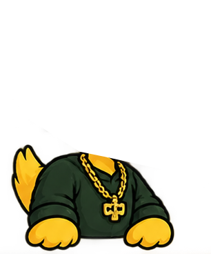 Hip hop duck wearing headphones